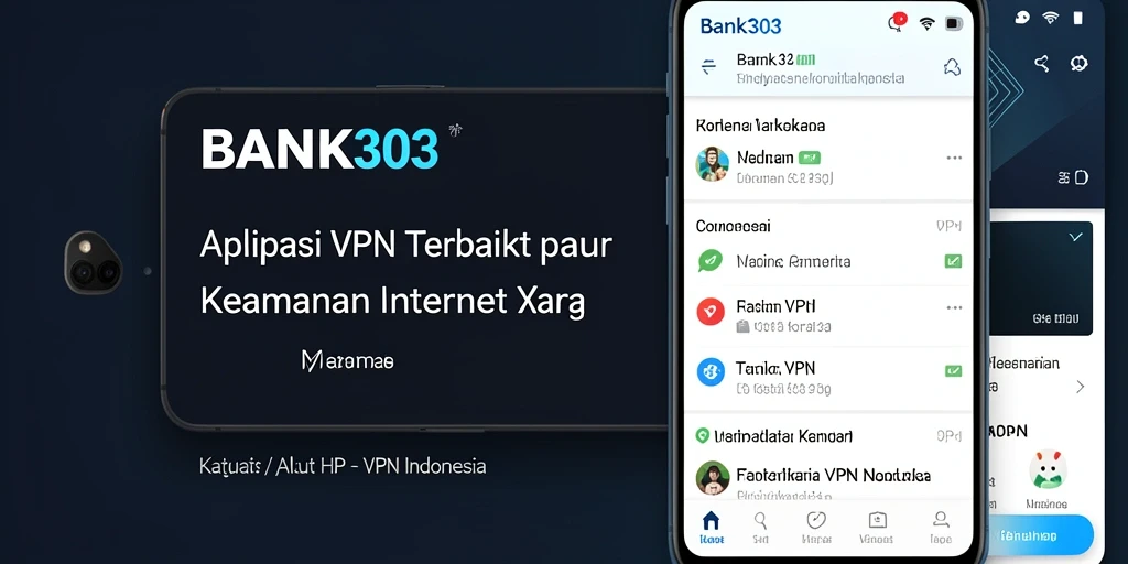 Antarmuka pengguna BANK303 yang sederhana dan efektif untuk keamanan online.
