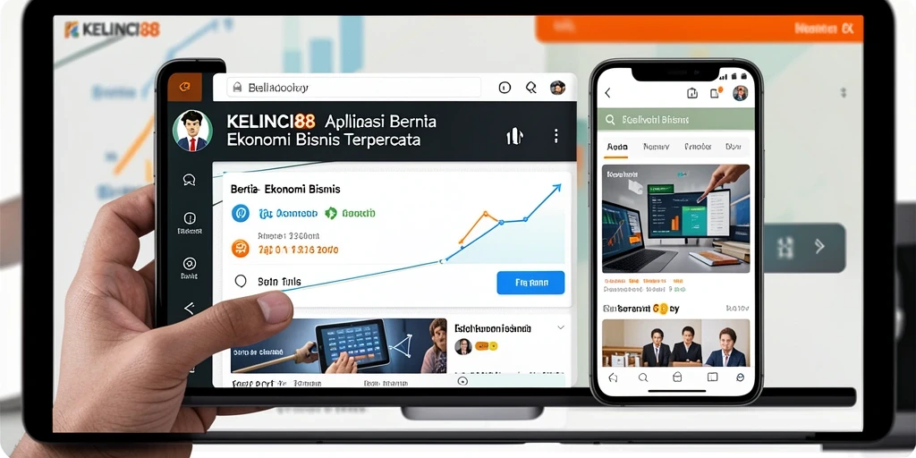 Antarmuka KELINCI88 menunjukkan berita ekonomi terkini dan analisis pasar.