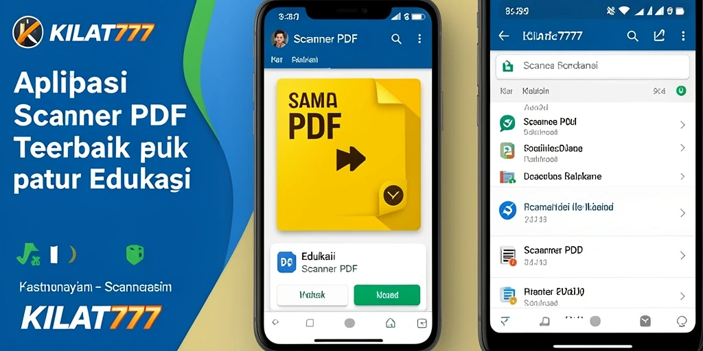 Tampilan antarmuka KILAT777 yang intuitif untuk pemindaian PDF.