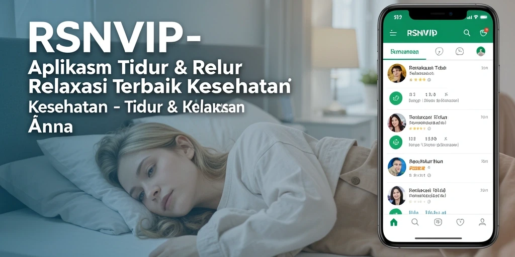 Tampilan antarmuka RSNVIP yang sederhana dan menenangkan untuk tidur lebih baik.