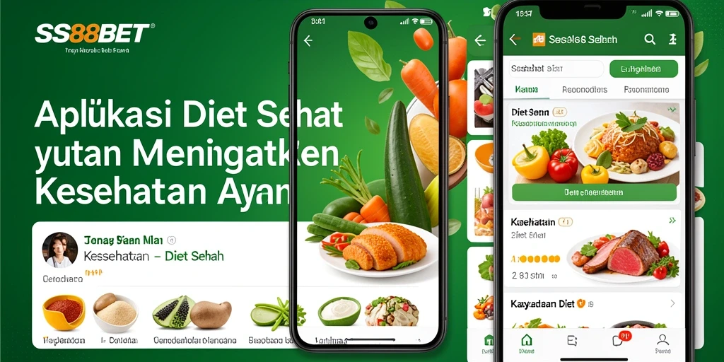Tampilan antarmuka SS88BET yang menarik untuk membantu diet sehat.